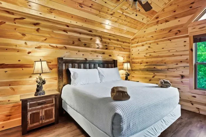 All bedrooms have a King sized bed and private bathrooms!