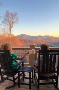 Start your day by making memories with family and friends, enjoying your favorite beverage while taking in the stunning, unobstructed mountain views.
