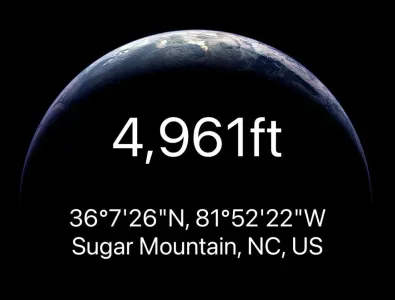 Almost 5000 ft of elevation.