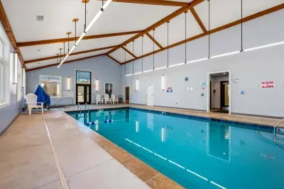 Use of indoor pool and spa is included.