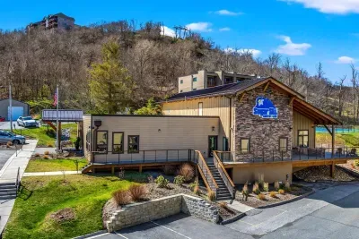 Our amenities building has meeting space, pool/spa, sauna and gym.