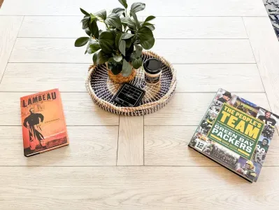 We had to have the history of the one and only Curly Lambeau!