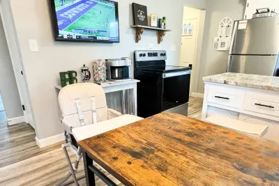 We also provide a high chair if you need one.