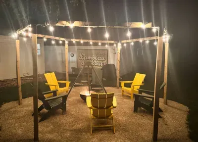 Plus it is lit up each evening!