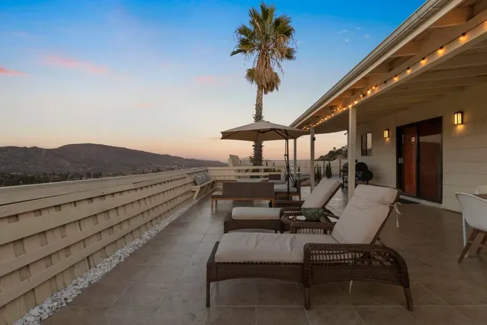 Large outdoor space makes the Desert Disco House the ultimate pad inside and out.