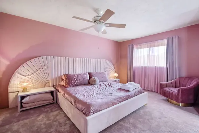 Feel the funk in the upstairs Master Suite.