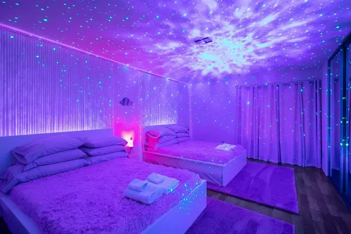 The Cloud Room features a star machine to help you mellow out after last call.