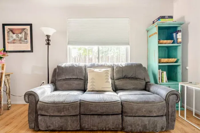 Our couch reclines on each end for extreme comfort.  