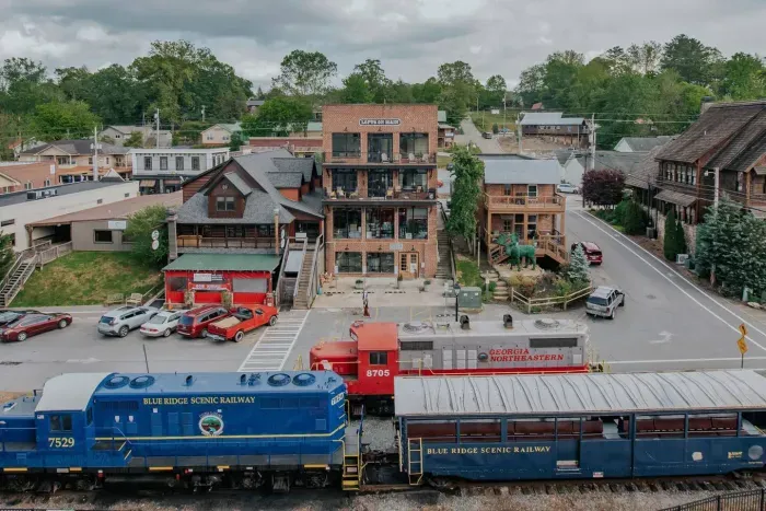 Enjoy the shops and food of Downtown Blue Ridge 