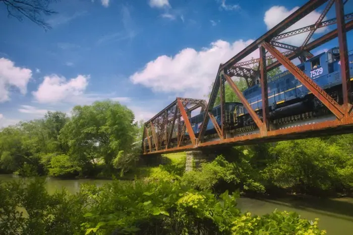 Ride The Blue Ridge Scenic Railway through the Mountains