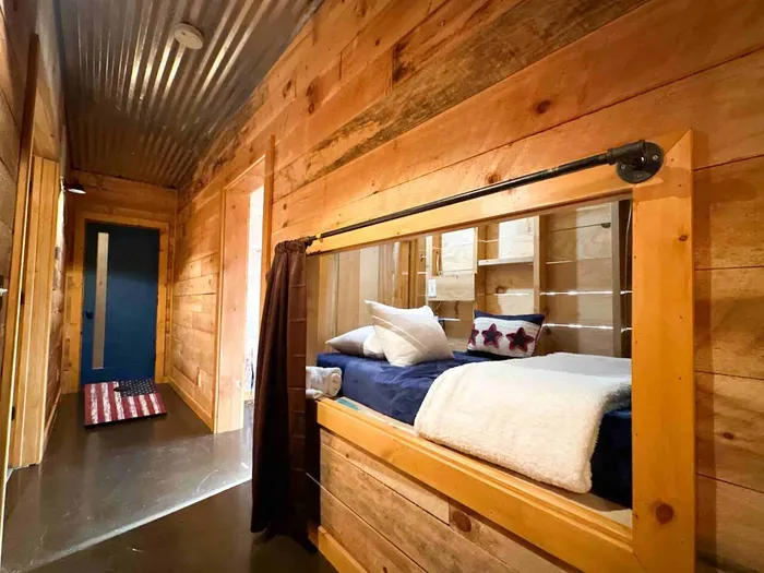 The cutest built in bunk!