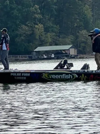 Fishing so good, the pros come to fish our cove during tournament time!