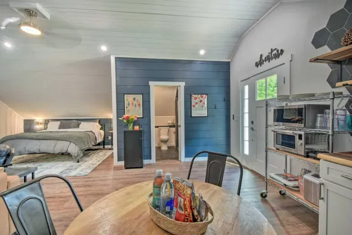 Dining table for 2 and all the essentials you need for your stay 