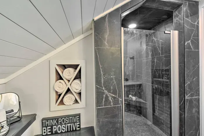 Brand New Tile Shower with Room for 2!!