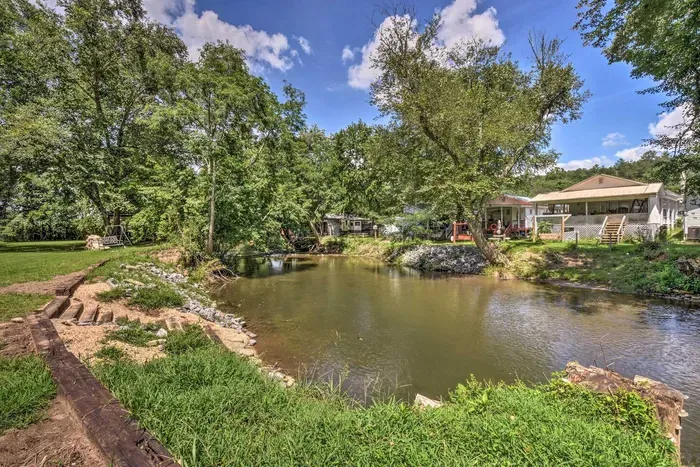 The Hiawassee River awaits with access right from your backyard 