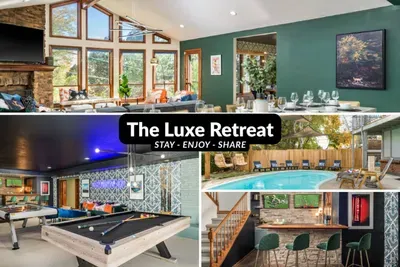 The Luxe Retreat. Giving groups, families, and friends the chance to stay, enjoy, and share memories, laughs, and fun.