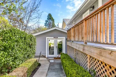 Experience the perfect balance of privacy and convenience with our charming studio, featuring its own private entrance, despite being adjacent to our larger house, ensuring you have a serene a