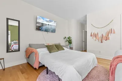 Queen pull out couch in 2nd bedroom