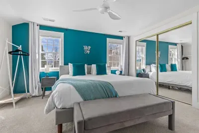 Our 3rd bedroom is upstairs down the hall from the master (also a king bed)