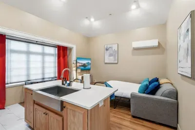 Unit 1: Kitchen and Living Room Area