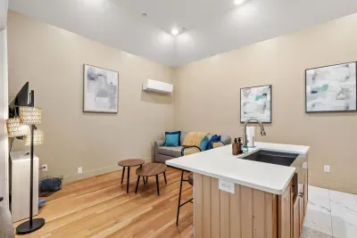 Unit 1: Kitchen and Living Room Area