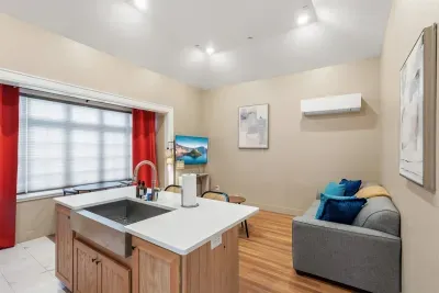 Unit 1: Kitchen and Living Room Area