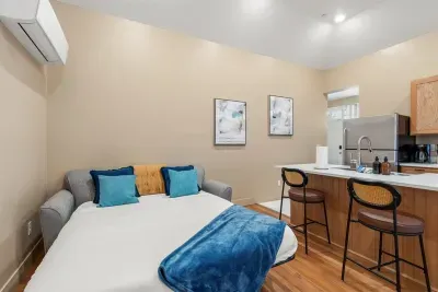 Unit 1: Kitchen and Living Room Area - Sleeper Sofa