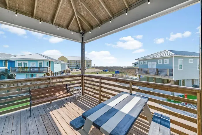 Largest deck in the community with a view of the ocean