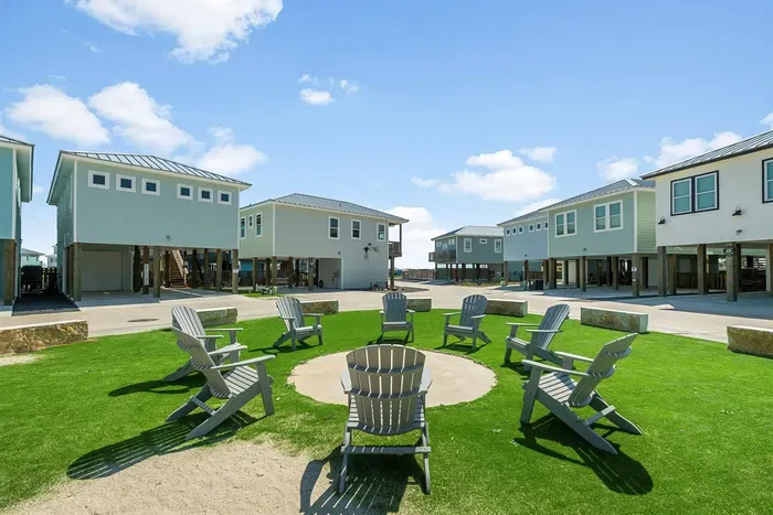 Fire pit with cozy seating