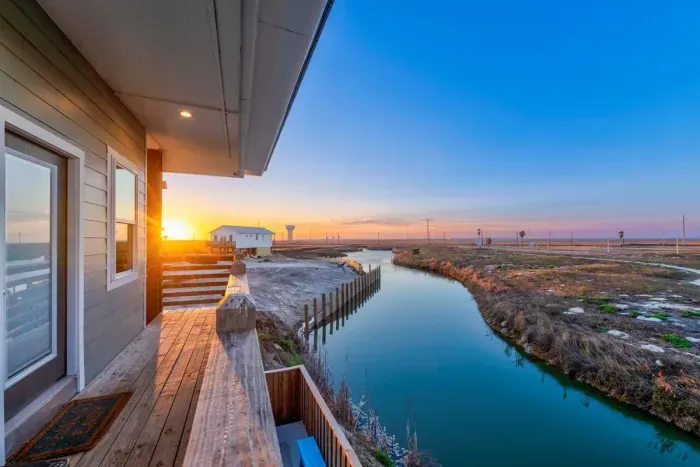 Canal view from the front porch