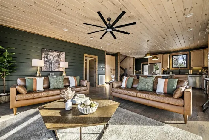 Rustic elegance meets modern comfort.