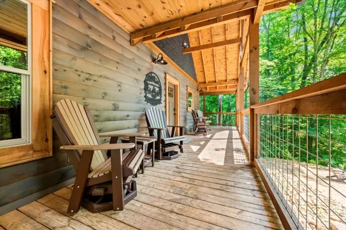 Front Deck with views of the playground