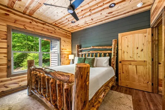 One of three rooms with a King Bed