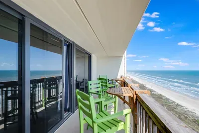 Large, outdoor deck
