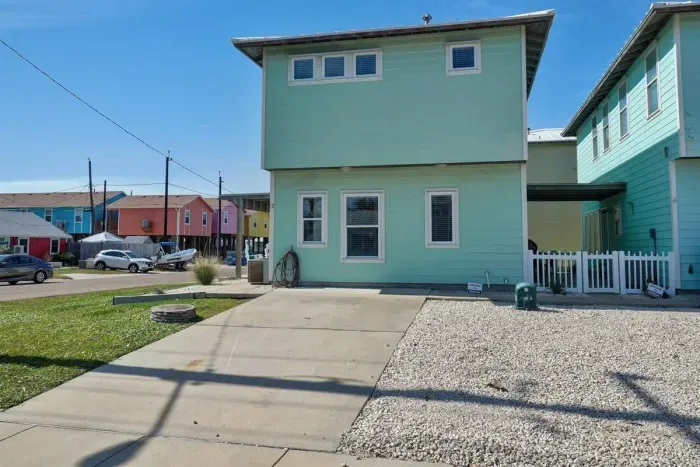 Parking for 2-4 cars depending on size. We also have street parking.