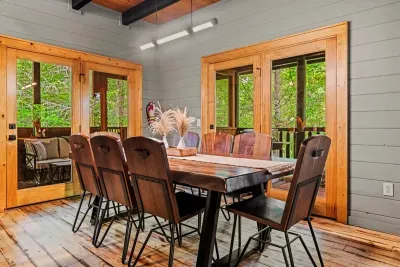 Dining Table with Seating for 8
