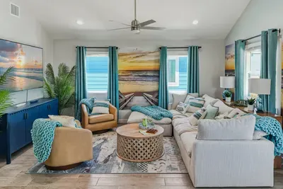 Perfect spot to unwind after a long day at the beach