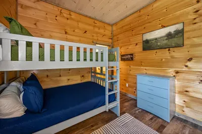 Double over double bunk bed