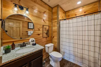 Hallway bathroom on main level