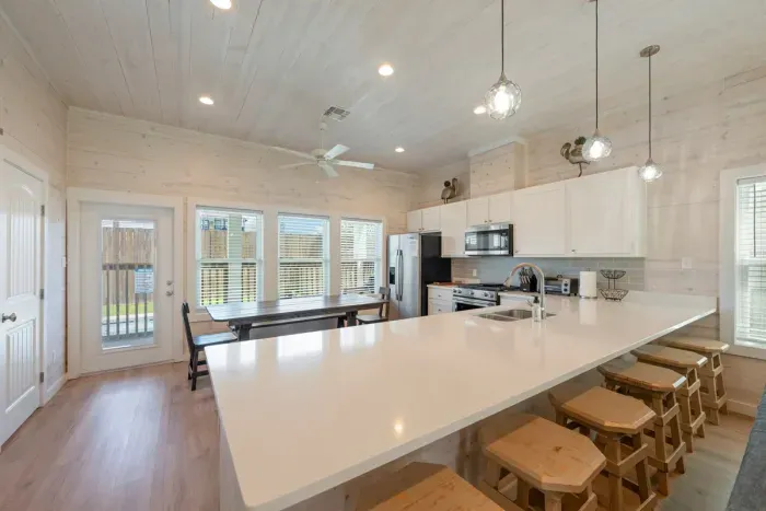 Tons of counter space to prepare meals