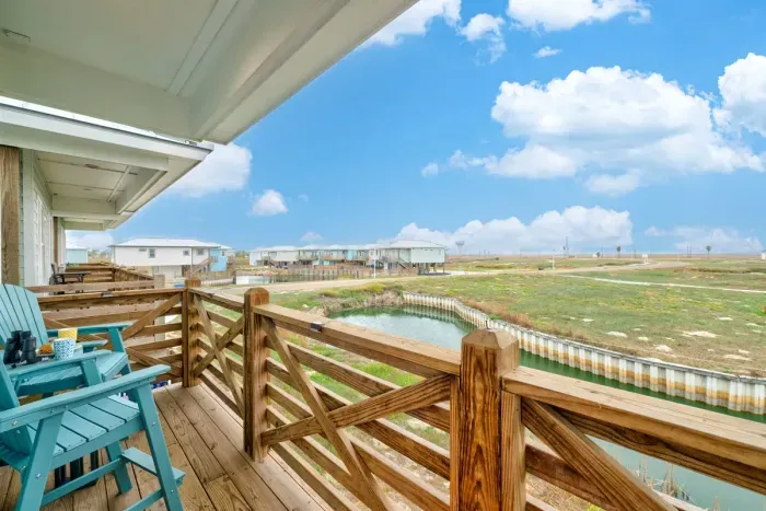 Wake up to beautiful views of the community pond