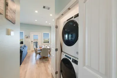 Washer & dryer area