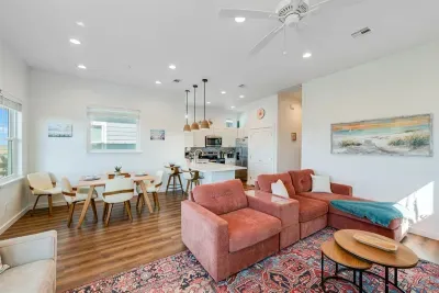 Large living area with two couches