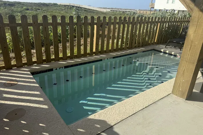 Your private poolside escape—the perfect spot to unwind and soak up the sun.