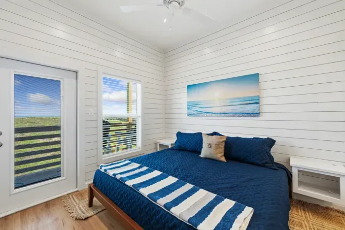 Wake up to natural light and step straight onto the deck. It's a peaceful space designed for slow, relaxing mornings.