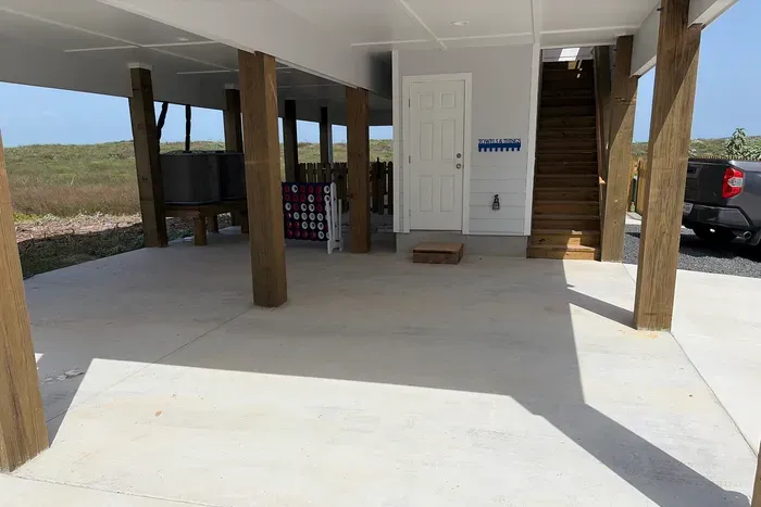 A safe, shaded haven for the kids to let off some steam. Let them challenge each other to giant Connect Four while staying out of the direct midday heat.