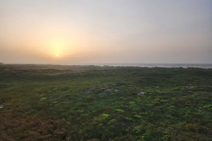 Unwind to the soothing sight of the sun dipping below the horizon, wrapping up a perfect day of relaxation.