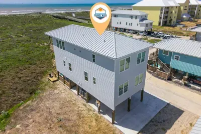 Beachfront with views!