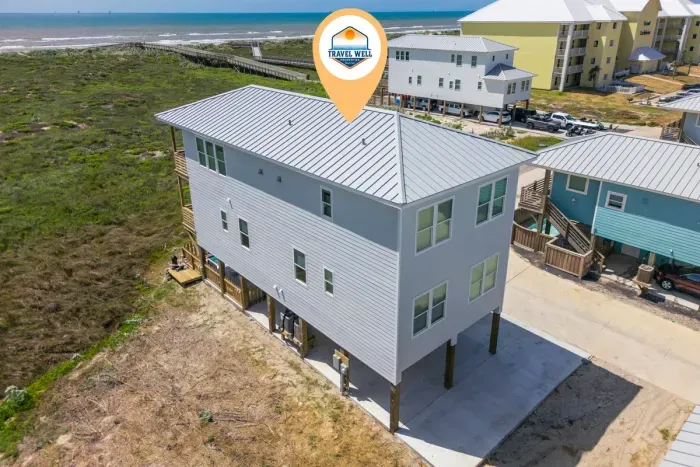Beachfront with views!