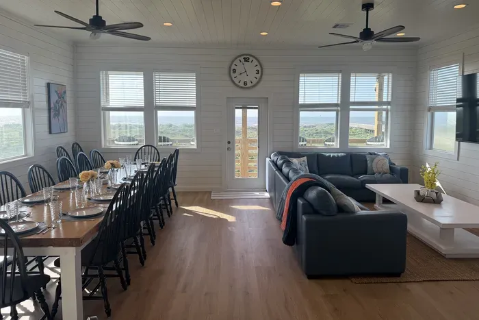 The ultimate gathering space—designed for big meals, great conversations, and relaxing views.